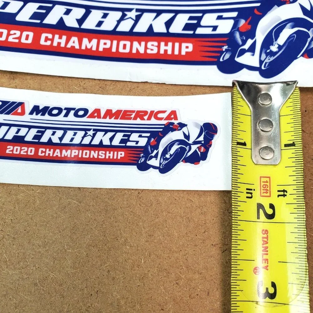 2 MOTO AMERICA 2020 decals stickers racing superbike baggers sportbikes ama